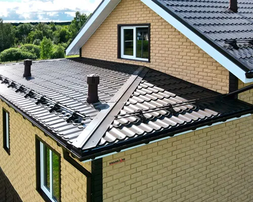 Монтаж металлочерепицы